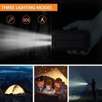 Nouveaux produits 2025 Batteries solaires mobiles d'urgence pour l'extérieur Banque d'alimentation Chargeur de téléphone solaire Alimentation solaire de voyage