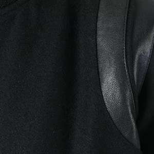 2025 Oem brodé en cuir manches polaire vestes universitaires laine corps Baseball uniforme veste - Product Image 6