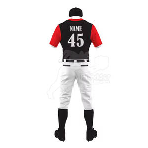 Vêtements de sport à bas quantité minimale de commande uniforme de baseball confortable taille personnalisée uniforme de baseball pour jeunes - Product Image 3