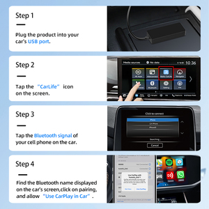 OEM Carlinkit Có Dây Carlife Không Dây Carplay Adapter Wifi USB Module Streaming Box Ai Carplay Đối Với Apple Trung Quốc Xe - Product Image 3