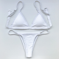 Op maat gemaakte sexy bikini set badkleding bh slipjes tweedelig print snel drogend milieuvriendelijk zomer strandkleding OEM privélabel