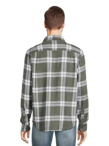 เสื้อเชิ้ตผู้ชายผ้าแฟลนเนลสำหรับฤดูใบไม้ร่วง ผ้าฝ้าย 100% ทรงลำลองแบบเป็นทางการ แขนยาว สกรีนโลโก้ได้ แห้งเร็ว ระบายอากาศดี ทรงเข้ารูป กระดุมทรงแตร - Product Image 3