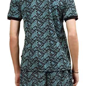 Conjunto de camisetas y pantalones cortos de sublimación completa de alta calidad personalizable, servicio OEM ODM disponible, conjunto de gemelos para hombre - Product Image 6