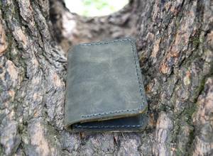 Personnalisé Hommes Vintage Crazy Horse Cuir Main Ouverte Couture Étanche Porte-Carte d'Identité Permis de Conduire Couverture Portefeuille CHW-0041B - Product Image 4