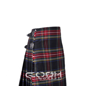 COSH KILTS Kilt en tartan noir Stewart de haute qualité, nouvelle arrivée, best-seller, unisexe, bondage et fétiche, adulte, Pakistan, personnalisable - Product Image 2