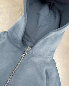 Sweat à capuche élégant avec fermeture éclair intégrale et poche kangourou, tissu doux et confortable, poignets côtelés, vêtement décontracté pour hommes et femmes - Product Image 2