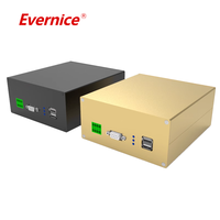 Boîtier en aluminium anodisé d'usinage CNC Boîtier d'instrument électronique Boîte de jonction