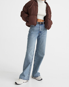 Chaqueta Acolchada de Mujer con Capucha, Gruesa, Impermeable, con Cremallera Completa, de Seda, con Logotipo Personalizado Tejido Vintage, en Oferta de Invierno - Product Image 6