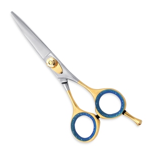 Màu gốm với in laser Kéo Cắt Tóc 440C thép không gỉ có thể điều chỉnh vít dao cạo lưỡi sắc nét kéo - Product Image 6