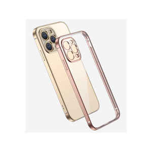 Étui en silicone Netzy Luxury Gold SAFAGbox pour iPhone 13 Pro Max, protection électro-plaquée, antichoc, coque de téléphone portable - Product Image 5