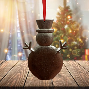 Modern noel ağaç dekor asılı kolye el işi şenlikli kardan adam Metal süs alüminyum yılbaşı dekoru - Product Image 3