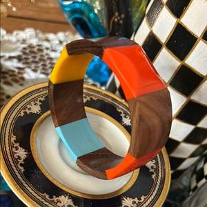 HACER joyería resina acrílico pulsera brazalete exagerado deslumbrante Multicolor ancho Irregular cuadrado acrílico pulseras mujeres - Product Image 6