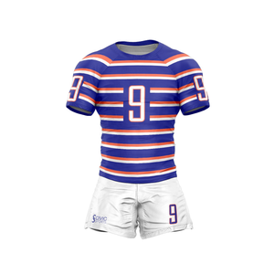 Uniforme de rugby sublimé de qualité supérieure fabriqué en usine SIBRIN nom et numéro de l'équipe personnalisés respirants à séchage rapide uniforme de football américain - Product Image 4