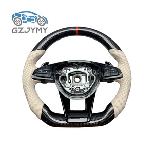 Volant en fibre de carbone personnalisé en usine, directement de l'usine, pour Mercedes-Benz 205AMG A/C/E/G <span class=keywords><strong>GT</strong></span> 63/CLS/CLA/E200/AMG <span class=keywords><strong>A45</strong></span>/<span class=keywords><strong>GT</strong></span> - Product Image 3