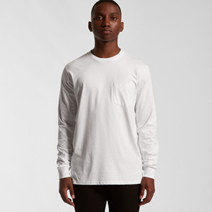 Men's Custom Logo 100% Cotton <b>Plain</b> Blank High Quality Front Pocket Classic Long Sleeve <b>Jumper</b> T-Shirts - Product Image 5