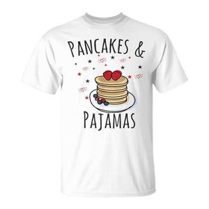 Camiseta Kawaii con estampado de panqueques y pijamas, camiseta Unisex de manga corta con cuello redondo y estampado digital para adultos, ropa para fiestas de reunión familiar - Product Image 1