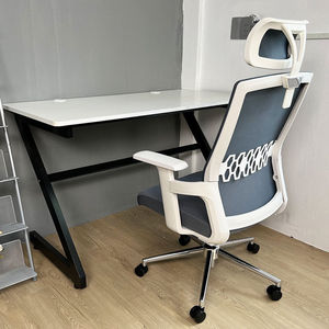 Silla de Oficina Ergonómica GAK829 con Malla Anti-Fatiga, Reposacabezas Ajustable, Base de Metal Cromado, Asiento Elevador de Espuma para Oficina en Casa, PP PU - Product Image 6
