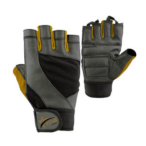 Gants de gym personnalisés unisexes pour adultes, en cuir antidérapant, pour haltérophilie, entraînement, Offre Spéciale OEM, gants de fitness - Product Image 6