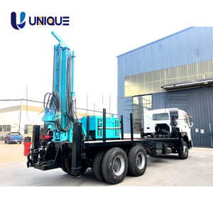 Machine de forage de puits d'eau portable de 600 m, fabrication chinoise, montée sur camion, à vendre - Product Image 1