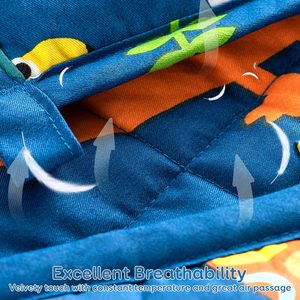 Coperta appesantita in cotone 100% appesantita per coperta sul giro ponderata sensoriale - Product Image 4