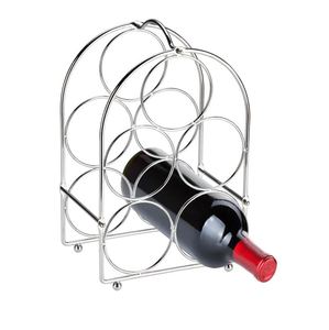 Porte-bouteille de stockage de vin en acier créatif pour la cuisine décoration de la maison table à manger champagne vin présentoir support bar - Product Image 1