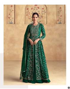 Neeta Création Designer 2025 Nouveautés Femmes Soie Longueur Sol Séchage Rapide Salwar Kameez Inde Fête De Mariage Casual Indien - Product Image 2