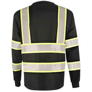Chaleco de Seguridad Reflectante con Capucha, Transpirable, para Visibilidad Nocturna y en Carretera, Ropa de Trabajo de Invierno de Alta Visibilidad para Hombre - Product Image 6