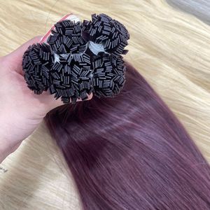 Vietnamese Remy Flat Tips Keratin Hair Extension Blonde Double Drawn High Quality Human Wholesale Price Vietnamese - Product Image 2