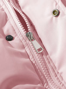 Chaqueta acolchada OEM para hombre más vendida, tela de cuero de venta directa de fábrica de alto fabricante con decoración de piel - Product Image 3