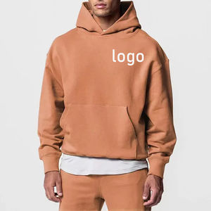 Mens 100% Cotton Pullover <b>Hoodie</b> Soft Warm Sweatshirt with Hood Casual Style <b>for</b> <b>Gym</b> Training and Leisure Winter Custom Logo - Product Image 4