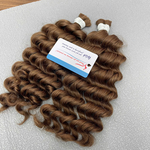 Meilleure vente 100% extensions de cheveux humains vietnamiens bruts de haute qualité en vrac non transformés ondulés naturels Double top 1 vietnamien - Product Image 1