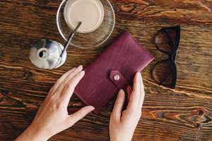 2025 Pakistan Vintage Female Genuine Leather <b>Wallet</b> Open Closure Durable Portable Long Clutch <b>Card</b> <b>Holder</b> <b>for</b> Women LBW-0179 - Product Image 3