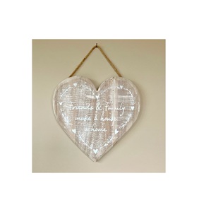 Colgante con forma de corazón de diseño personalizado, decoración para bodas, fiestas y eventos, Navidad, decoración del hogar - Product Image 1