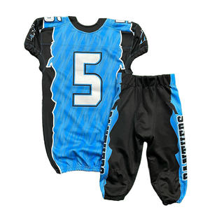 Uniforme de serigrafía con logotipo personalizado de alta calidad, Conjunto de camiseta de fútbol americano, manga corta, transpirable, venta al por mayor para hombres - Product Image 2