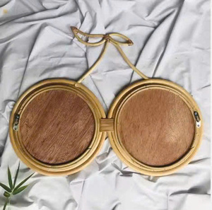 หวายกลมขนาดเล็กสำหรับตกแต่งผนังเฟอร์นิเจอร์ห้องนั่งเล่นดีไซน์แบบดั้งเดิมทนทาน - Product Image 2