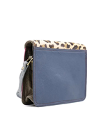 Sacs à main en cuir véritable multicolore pour femmes, sac à bandoulière unique en fourrure à imprimé animal.