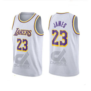 Maillot de basket-ball pour hommes grande taille en gros, 100% polyester respirant, broderie personnalisée, vêtements de sport - Product Image 2