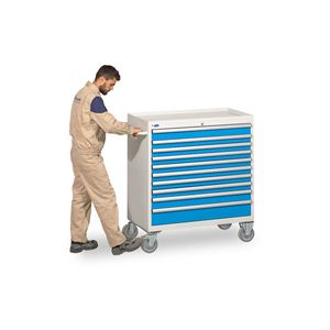 Carrello attrezzi da 10 cassetti