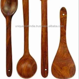 2025 Cubiertos de madera ecológicos Cucharas y espátula Creación artística para bodas Disponible a varios precios - Product Image 6