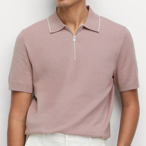 Chemises polo grande taille pour hommes Fournisseur de vêtements OEM Matériau tricoté en coton à manches courtes disponible en commandes en gros - Product Image 1