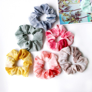 Chouchou en soie personnalisé cravates pour cheveux nouveauté soie Satin cheveux cravates 100% Pure soie tissu Satin chouchou 6a petit grand pour cheveux - Product Image 2