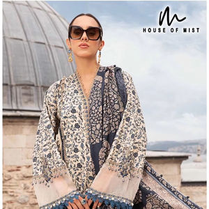 Dernière collection Ghazal Cotton 11 Pure Cotton Top Bottom et Dupatta Parfait pour les rassemblements traditionnels - Product Image 2