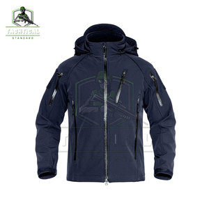 Veste tactique respirante, écologique et confortable avec fermeture éclair, logo personnalisé et matériau en nylon/polyester de haute qualité - Product Image 1