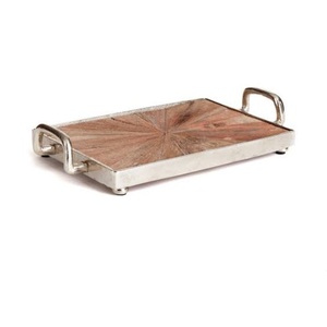 Dinnerware Food Fruit <b>Coffee</b> Snacks Server Dish Serving Tray <b>Walnut</b> Finishing Wooden Serving Dish Wedding Party Tabletop - Product Image 3
