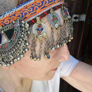 Collar Tradicional Afgano Étnico Tribal Hecho a Mano con Cuentas de Diamantes, Accesorio de Moda Vintage Cultural para Mujer, Fiesta, Boda - Product Image 4