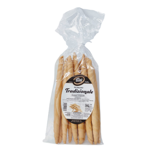 Pane Tradizionale Tissi 200g X 10pz, Texture Croccante, Farina di Grano, Confezione in Sacchetto - Product Image 1