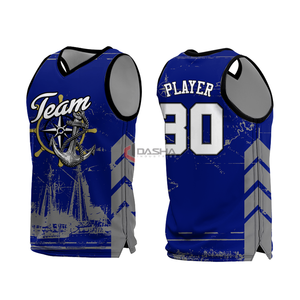 2024 uniforme de basket-ball pour hommes personnalisé de haute qualité mode vêtements de sport sans manches grande taille Option dernière conception de maillot - Product Image 1