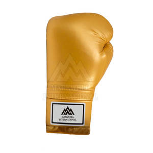 Guantes de boxeo profesionales hechos a medida Guantes de boxeo de cuero PU Guantes de boxeo de entrenamiento de lucha - Product Image 3