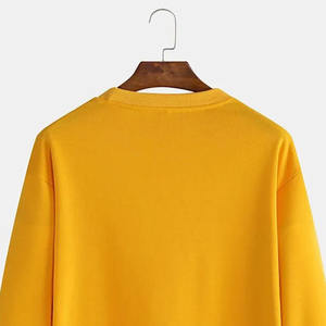 Algodón mezclado hombres Streetwear talla grande bordado sudadera secado rápido alta calidad bordado sudadera con logotipo personalizado - Product Image 4