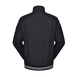 OEM nuevo diseño cortavientos personalizado de manga larga con cremallera chaquetas cortavientos con impresión de logotipo - Product Image 2